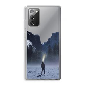 CaseCompany Wanderlust: Samsung Galaxy Note 20 / Note 20 5G Transparant Hoesje