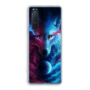 CaseCompany Where Light And Dark Meet: Sony Xperia 5 II Transparant Hoesje