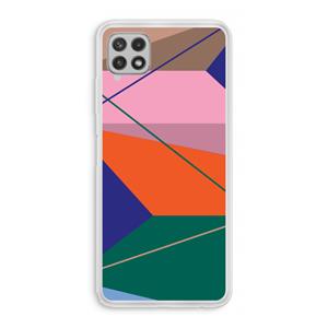 CaseCompany Gestalte 1: Samsung Galaxy A22 4G Transparant Hoesje