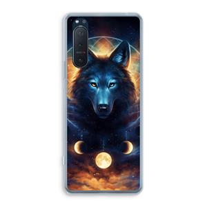 CaseCompany Wolf Dreamcatcher: Sony Xperia 5 II Transparant Hoesje