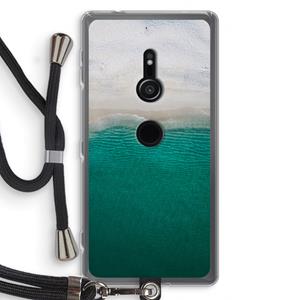 CaseCompany Stranded: Sony Xperia XZ2 Transparant Hoesje met koord
