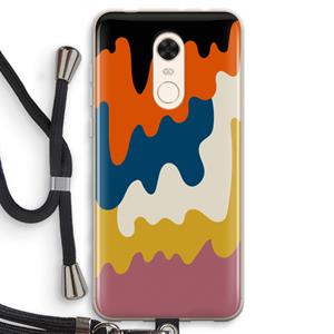 CaseCompany Baar A: Xiaomi Redmi 5 Transparant Hoesje met koord