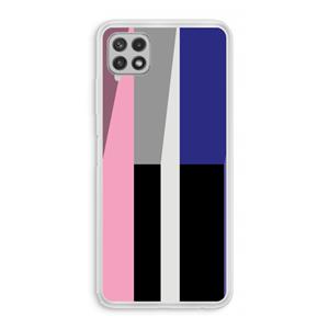 CaseCompany Gestalte 4: Samsung Galaxy A22 4G Transparant Hoesje