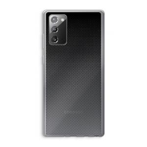 CaseCompany Musketon Halftone: Samsung Galaxy Note 20 / Note 20 5G Transparant Hoesje