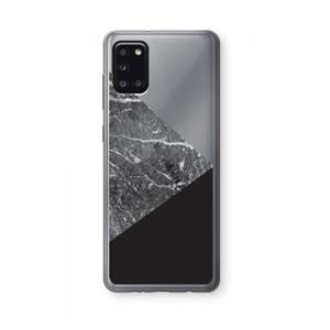 CaseCompany Combinatie marmer: Samsung Galaxy A31 Transparant Hoesje
