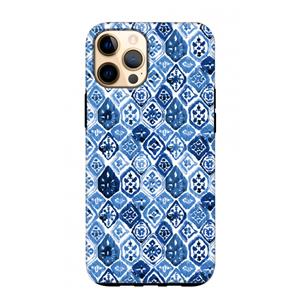 CaseCompany Blauw motief: iPhone 12 Pro Max Tough Case