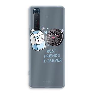 CaseCompany Best Friend Forever: Sony Xperia 5 II Transparant Hoesje