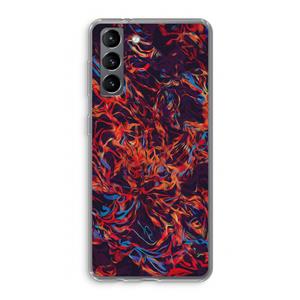 CaseCompany Lucifer: Samsung Galaxy S21 Transparant Hoesje