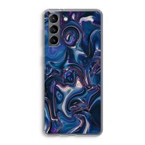 CaseCompany Mirrored Mirage: Samsung Galaxy S21 Transparant Hoesje