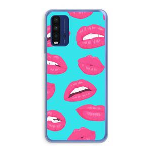 CaseCompany Bite my lip: Xiaomi Redmi 9T Transparant Hoesje