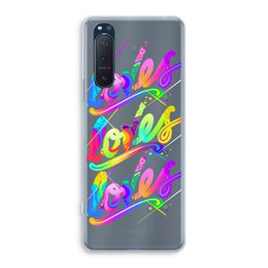CaseCompany Loves: Sony Xperia 5 II Transparant Hoesje