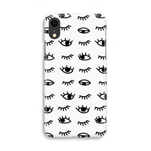 CaseCompany Eye pattern #2: iPhone XR Volledig Geprint Hoesje