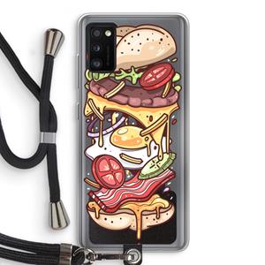 CaseCompany Diet Coke Please: Samsung Galaxy A41 Transparant Hoesje met koord