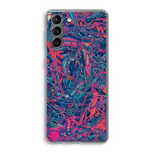 CaseCompany Sleeping Dreams: Samsung Galaxy S21 Transparant Hoesje