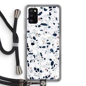 CaseCompany Terrazzo N°1: Samsung Galaxy A41 Transparant Hoesje met koord