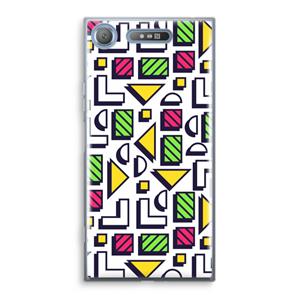 CaseCompany 8-bit N°4: Sony Xperia XZ1 Transparant Hoesje