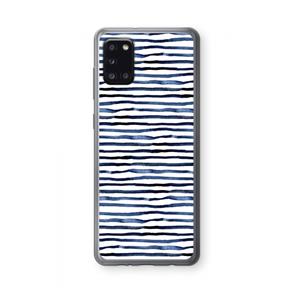 CaseCompany Verrassende lijnen: Samsung Galaxy A31 Transparant Hoesje