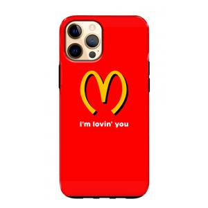 CaseCompany I'm lovin' you: iPhone 12 Pro Max Tough Case