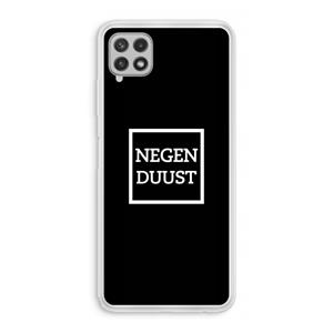 CaseCompany Negenduust black: Samsung Galaxy A22 4G Transparant Hoesje