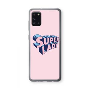 CaseCompany Superlady: Samsung Galaxy A31 Transparant Hoesje