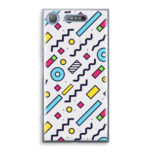 CaseCompany 8-bit N°8: Sony Xperia XZ1 Transparant Hoesje