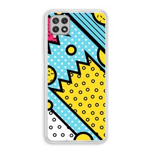 CaseCompany Pop Art #1: Samsung Galaxy A22 4G Transparant Hoesje