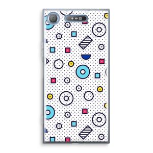 CaseCompany 8-bit N°9: Sony Xperia XZ1 Transparant Hoesje