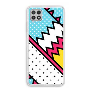 CaseCompany Pop Art #2: Samsung Galaxy A22 4G Transparant Hoesje