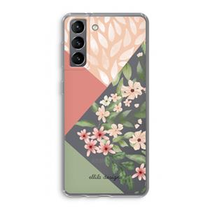 CaseCompany Sweet heaven geometrics: Samsung Galaxy S21 Transparant Hoesje