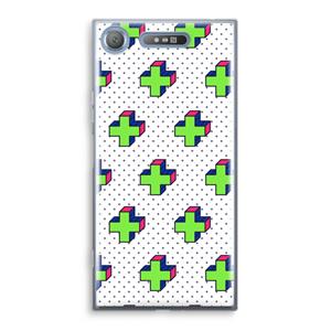 CaseCompany 8-bit N°10: Sony Xperia XZ1 Transparant Hoesje