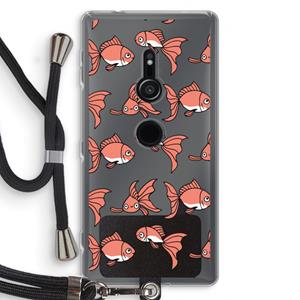 CaseCompany Blub: Sony Xperia XZ2 Transparant Hoesje met koord