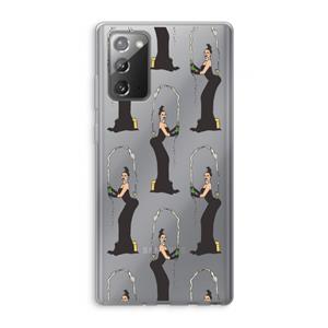 CaseCompany Pop Some Kim: Samsung Galaxy Note 20 / Note 20 5G Transparant Hoesje