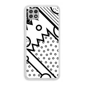 CaseCompany Pop Art #4: Samsung Galaxy A22 4G Transparant Hoesje