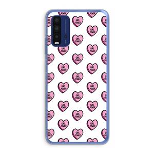 CaseCompany GIRL POWER: Xiaomi Redmi 9T Transparant Hoesje