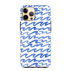 CaseCompany Blauwe golven: iPhone 12 Pro Max Tough Case