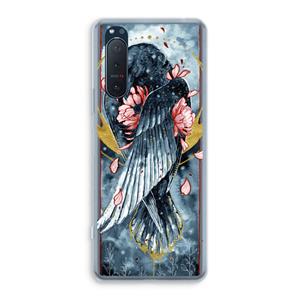 CaseCompany Golden Raven: Sony Xperia 5 II Transparant Hoesje