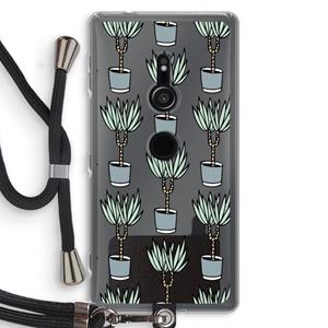 CaseCompany Boompje: Sony Xperia XZ2 Transparant Hoesje met koord