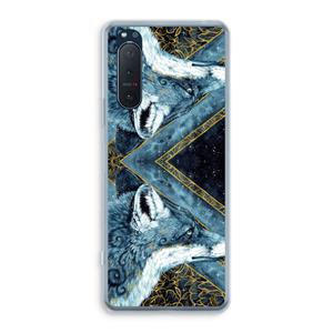 CaseCompany Golden Fox: Sony Xperia 5 II Transparant Hoesje