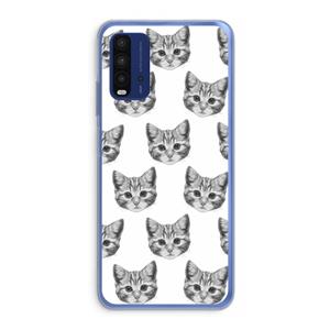 CaseCompany Kitten: Xiaomi Redmi 9T Transparant Hoesje