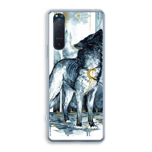 CaseCompany Bleeding Soul: Sony Xperia 5 II Transparant Hoesje