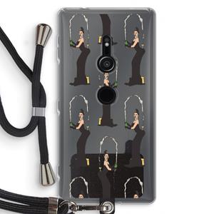 CaseCompany Pop Some Kim: Sony Xperia XZ2 Transparant Hoesje met koord