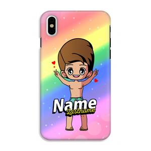 CaseCompany Chibi Maker man: iPhone X Tough Case