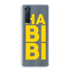 CaseCompany Habibi Blue: Sony Xperia 5 II Transparant Hoesje