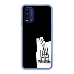 CaseCompany Musketon Painter: Xiaomi Redmi 9T Transparant Hoesje