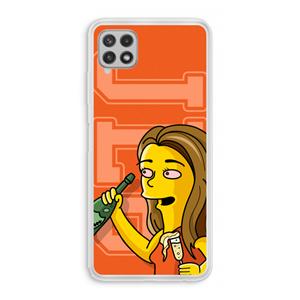 CaseCompany Jamie Lee Simpson: Samsung Galaxy A22 4G Transparant Hoesje