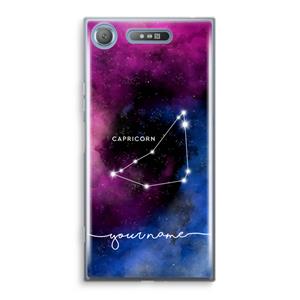 CaseCompany Sterrenbeeld - Donker: Sony Xperia XZ1 Transparant Hoesje