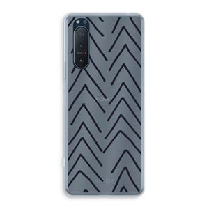CaseCompany Marrakech Arrows: Sony Xperia 5 II Transparant Hoesje
