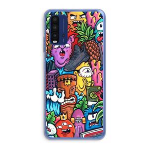 CaseCompany Vexx Mixtape: Xiaomi Redmi 9T Transparant Hoesje