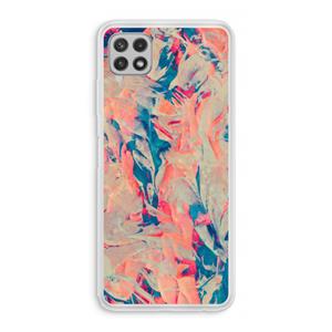 CaseCompany Alone: Samsung Galaxy A22 4G Transparant Hoesje