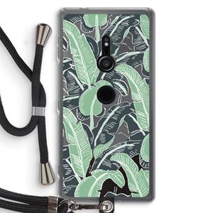 CaseCompany This Sh*t Is Bananas: Sony Xperia XZ2 Transparant Hoesje met koord